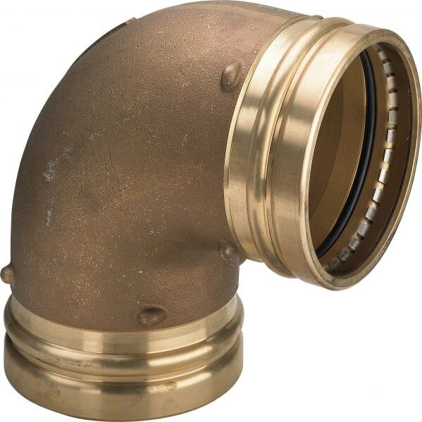 Viega Bogen 90 Grad mit SC Sanpress 2216XLLF in LABS-frei in 88,9mm Rotguss