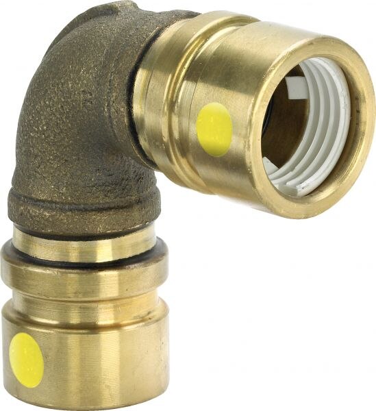 Viega Viega Bogen 90 Grad mit SC Geopress G 9616G in 40mm Rotguss