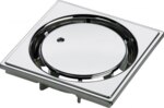 Design-Rost VIEGA 4921.8 446086 100x100mm, aus Kunststoff