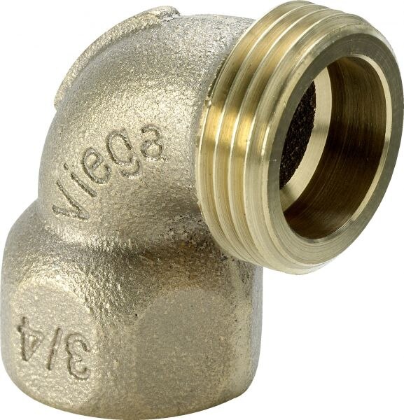 Viega Winkel 2255-713 in G3/4 x Rp1 Rotguss