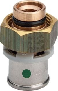 Verschraubung SANFIX-P 2119, 304942 20mm, aus Rotguss, für Verteiler