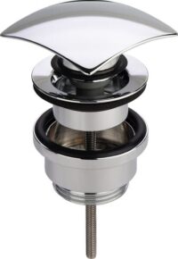 Univ Ventil VISIGN V2 5441 492809 11/4"x63mm, mit Viereck-K-Haube, verchromt