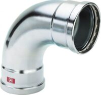 Bogen PRESTABO 90 Grad, 597597 108,9mm, Modell 1116XL, a unlegiertem Stahl