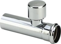 Verlängerungsrohr VIEGA 5694.5 115524 32x125mm, mit O-Ring und Belueft., verchromt