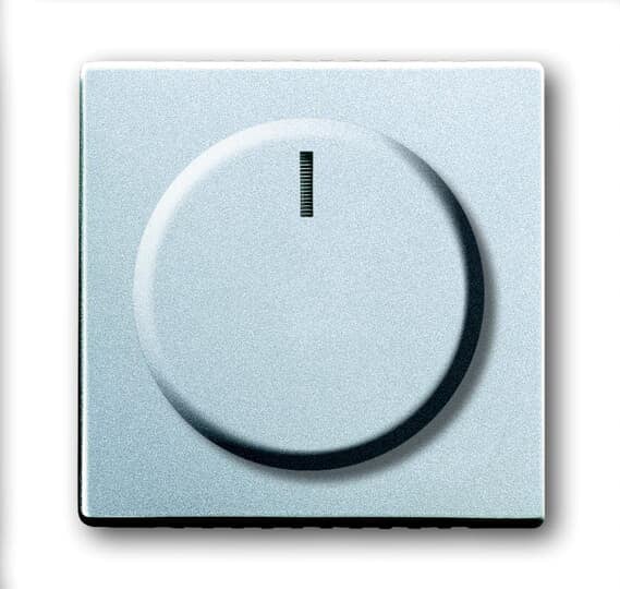 Busch-Jaeger Drehknopf Symbol Dimmer alu 6540-83-102-510 matt