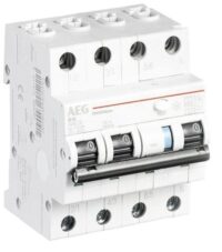 AEG/ABB FI/LS-Schutzschalter 3-polig+N B16 0,03A 400V A 4TE 3-polig DMA63N+ B16/030