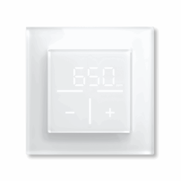 Homematic IP Glas-Wandthermostat mit CO2-Sensor, schwarz HmIP-WGTC-A – Produktbild 4 (Hersteller)