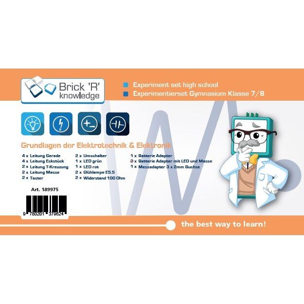 Allnet ALLNET BrickRknowledge Experimentierset Gymnasium Klasse 7/8