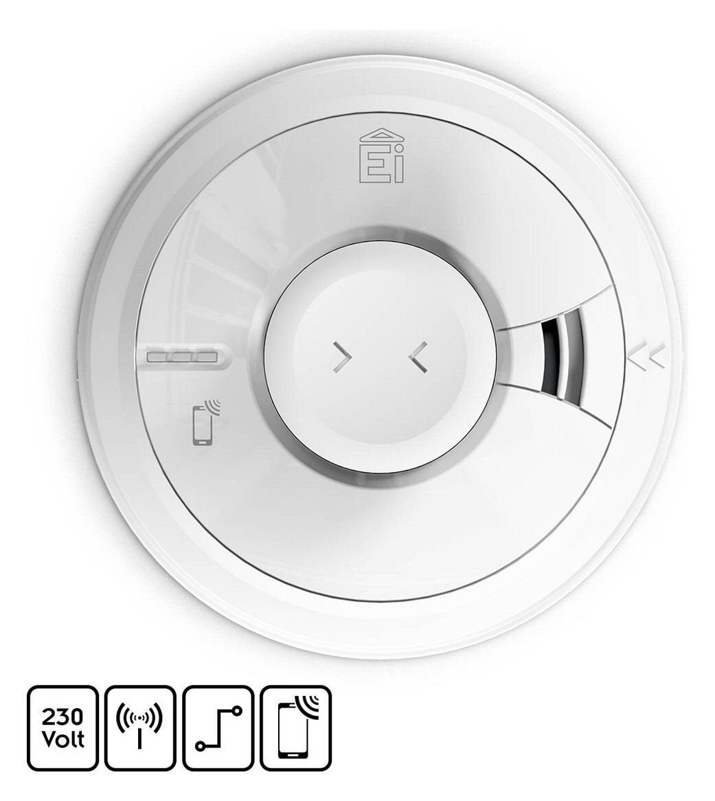 EI ELECTRONICS Wärmemelder Funk weiß Ei3014 autark Netzbetr