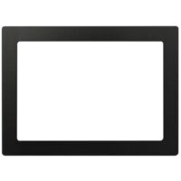 ALLNET Touch Display Tablet 12 Zoll Zubehör Blende für Einbaurahmen schwarz schmal
