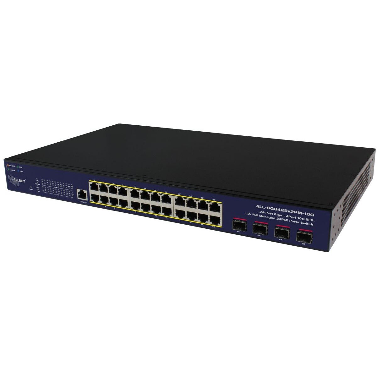 Allnet 24+4P Allnet ALL-SG8428v2FPM-10G POE M