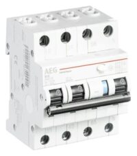 AEG/ABB FI/LS-Schutzschalter 3-polig+N C6 0,03A 400V A 4TE 3-polig DMA63N+ C06/030