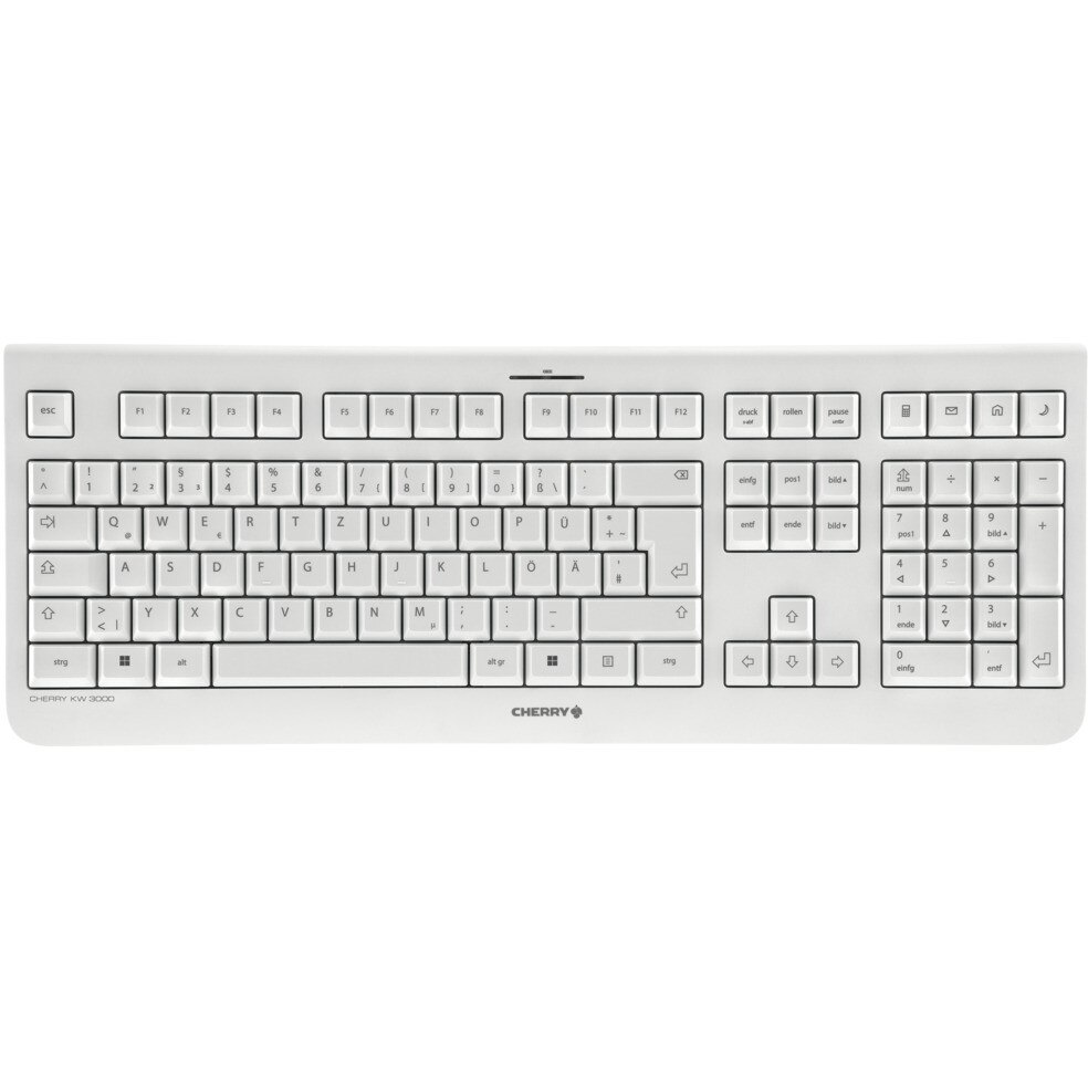 Cherry Cherry Keyboard KW 3000 Wireless [DE] pale grey