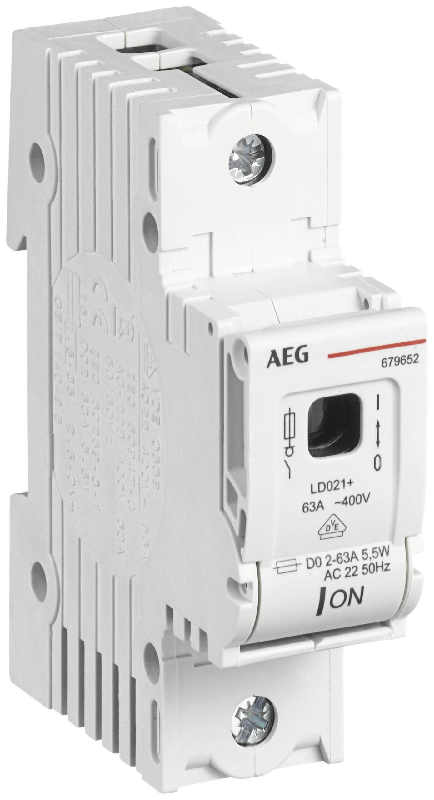 AEG AEG/ABB D0-Lasttrennschalter D02 1-polig 250V 63A LD021+