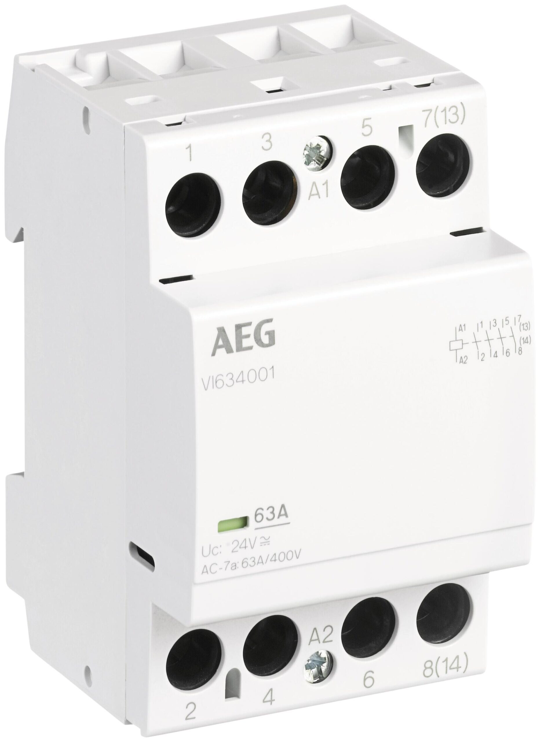 AEG AEG/ABB Installationsschütz 63A 230V/UC 400-440V/UC VI634006