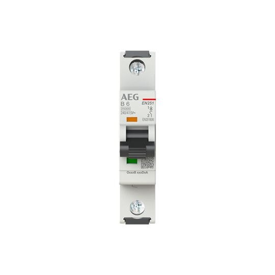 AEG AEG Leitungsschutzschalter AC B 6A 1-polig EN251B06 240V 1TE 50-60Hz IP20