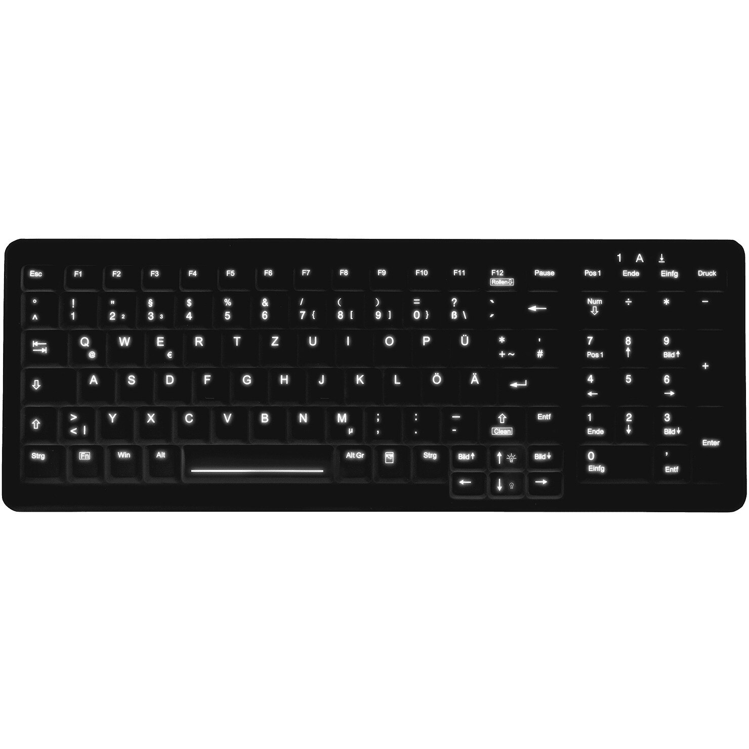 Cherry CHERRY ACTIVE KEY MTA AK-C7000 Corded DE-Layout schwarz