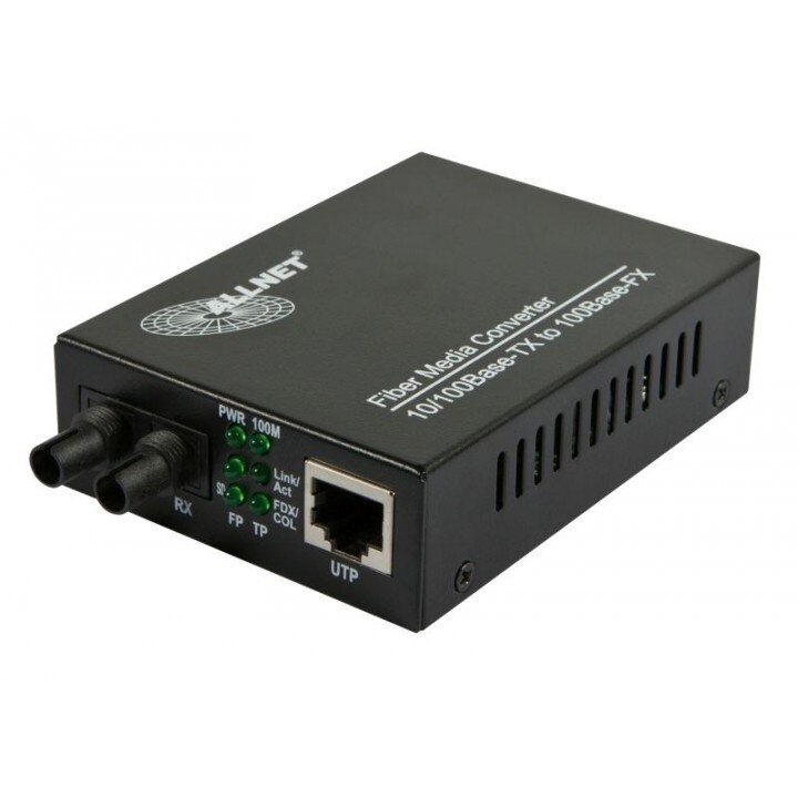 Allnet Z ALLNET Medienkonverter 10/100BASE-TX auf 100BASE-FX Multimode ST Anschluss ALL-MC107-ST-MM