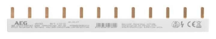 AEG AEG Phasenschiene 1ph 18mm 210mm 10qmm BAE-S 1/12/10 85A Stift isol