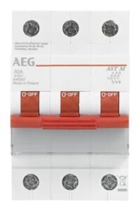 AEG/ABB Hauptschalter 80A 3-polig IP20 Einb Wart/Rep AST M 80 30