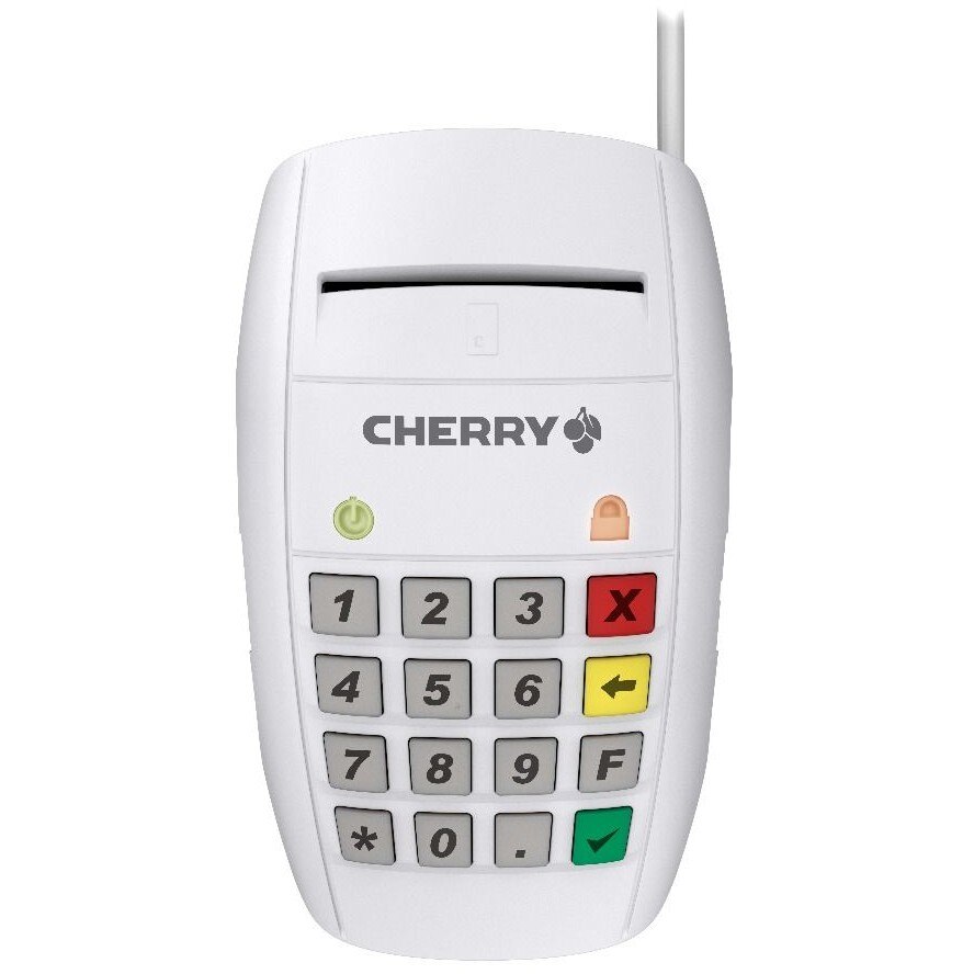 Cherry Cherry Advanced Performance Line SmartTerminal ST-2100UG- Tastatur - 16 Tasten - Weiß