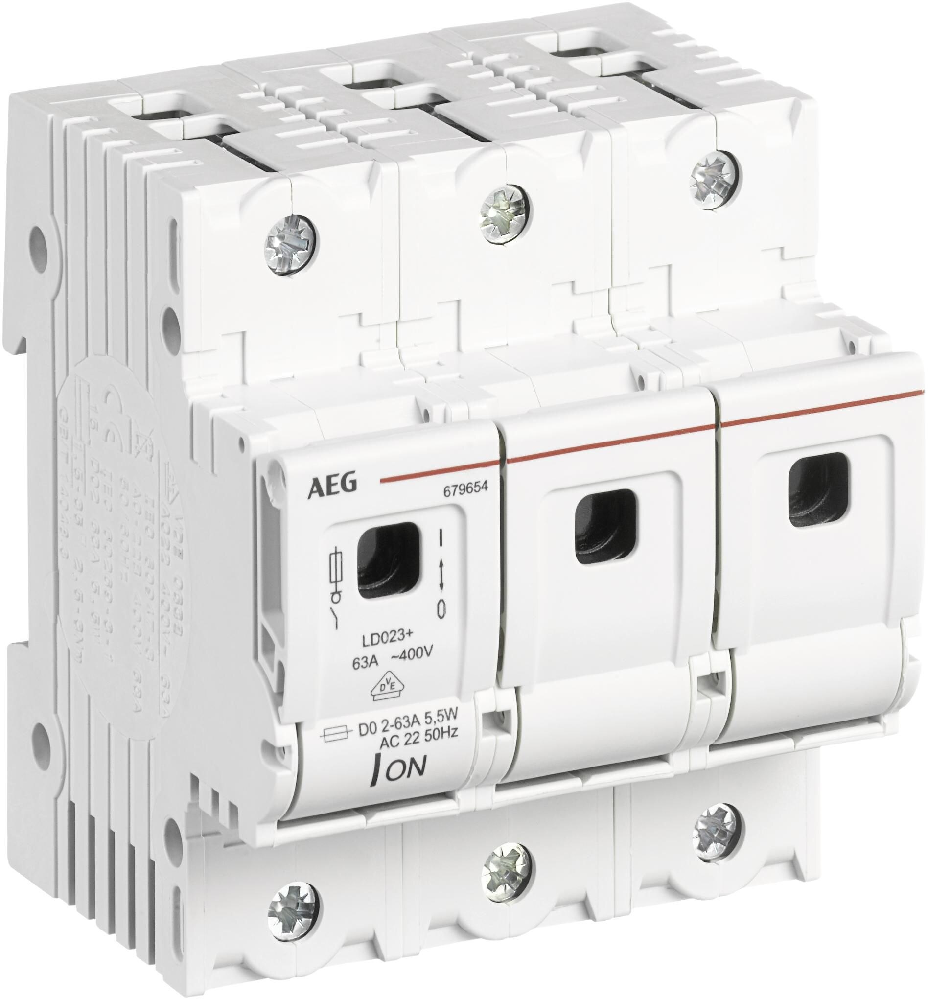 AEG AEG/ABB D0-Lasttrennschalter D02 3-polig 400V 63A LD023+