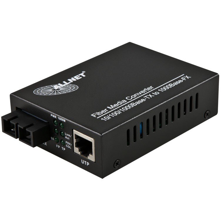Allnet Z ALLNET Medienkonverter 10/100/1000BASE-T auf 1000BASE-SX Gigabit Multimode SC Anschluss ALL-MC103G-SC-MM