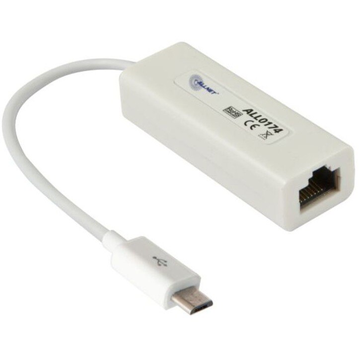 Allnet ALLNET Micro USB 2.0 -> Fast Ethernet RJ45 Netzwerkkarte ALL0174 ALLTRAVEL