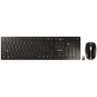 Cherry DW 9100 Slim - Tastatur-und-Maus-Set wireless black QWERTZ DE