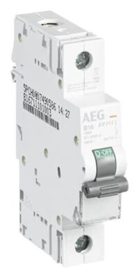 AEG/ABB Leitungsschutzschalter AC B 16A 4-polig 415V 25kA 4TE EP254 B16