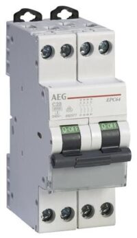 AEG/ABB Leitungsschutzschalter AC B 16A 4-polig 415V 6kA 2TE EPC64 B16