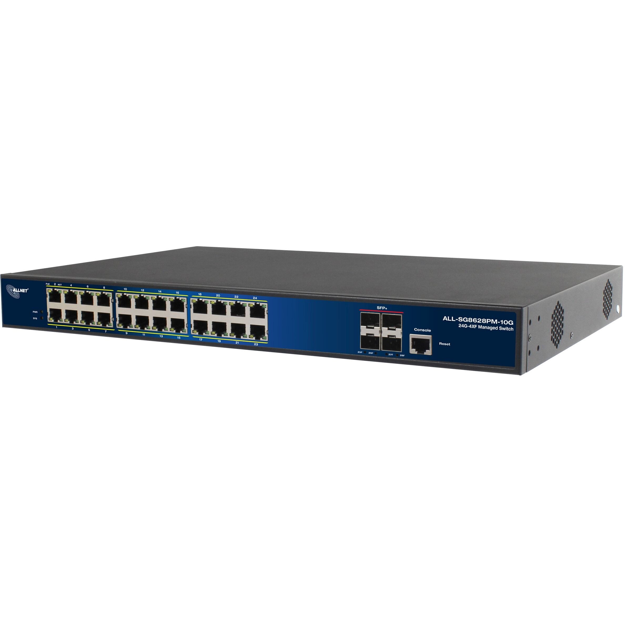Allnet 24+4P Allnet ALL-SG8628PM-10G M POE+