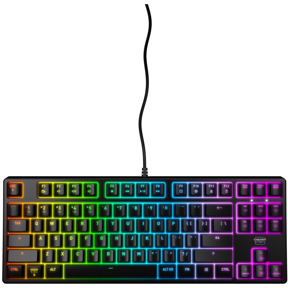 Cherry CHERRY XTRFY K4V2 TKL keyboard. black