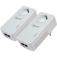 INTD ALLNET Powerline 1200Mbit 2er Bundle Bridge RJ45 HomePlugV2 SmartLink Passtrough ALL1681205v2