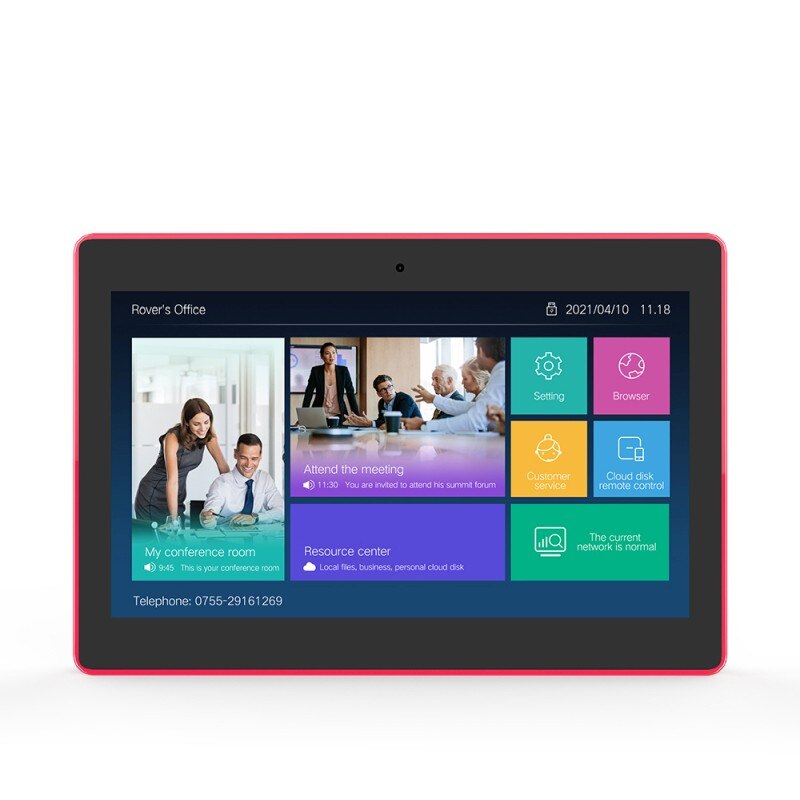 Allnet ALLNET Meetingraum RGB LED Tablet 13 Zoll RK3399 Android 10 und NFC/RFID schwarz