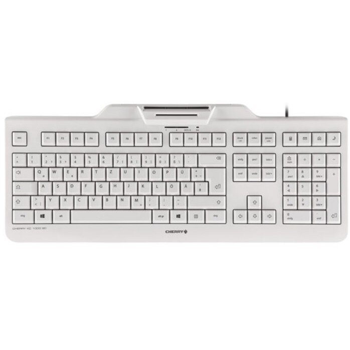 Cherry CHERRY KC 1000 SC Corded CH-Layout weiß/grau Smartcard