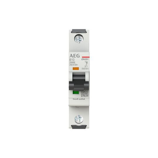 AEG AEG Leitungsschutzschalter AC B 60A 1-polig EN251B10 240V 1TE 50-60Hz IP20