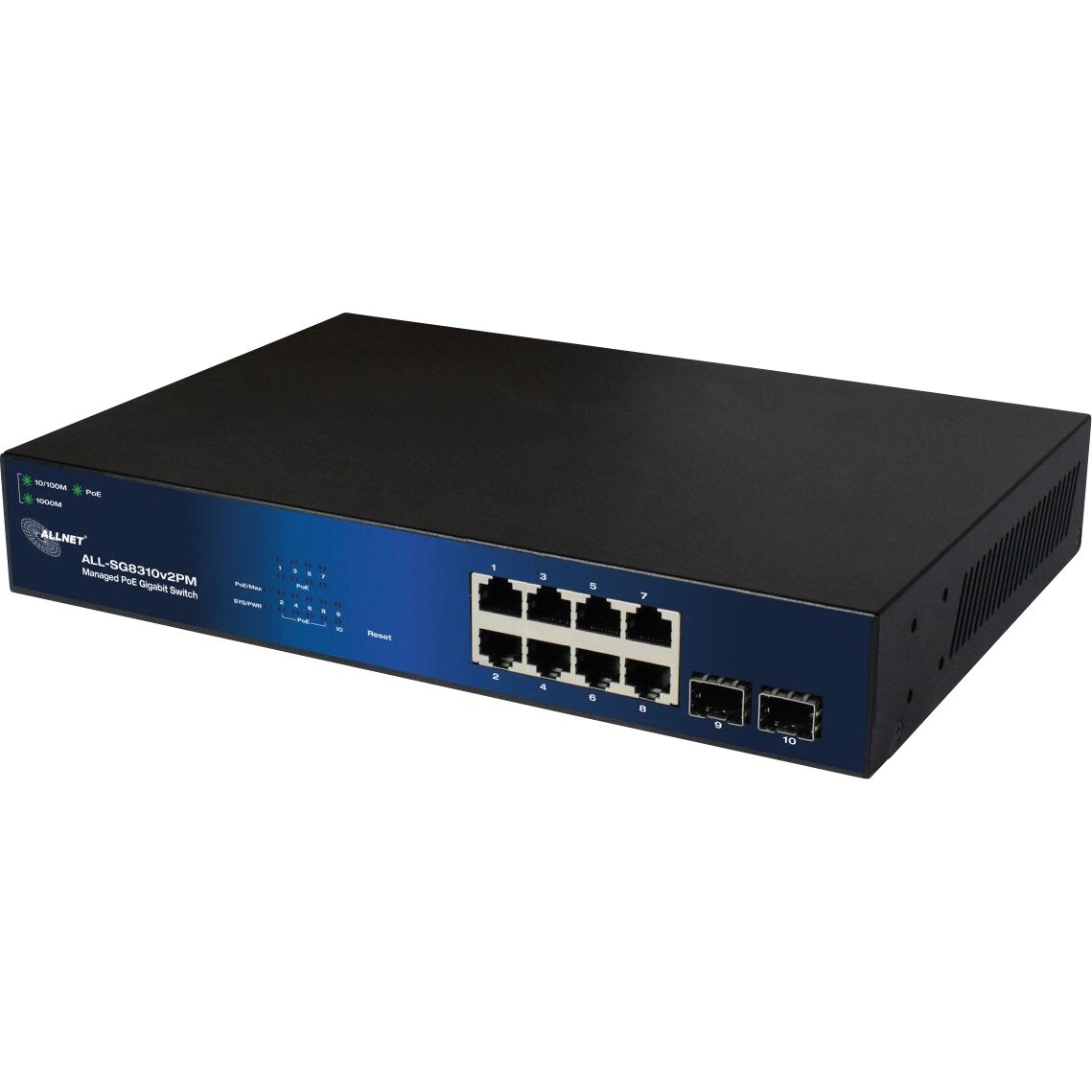 Allnet 8+2P ALLNET ALL-SG8310v2PM POE M
