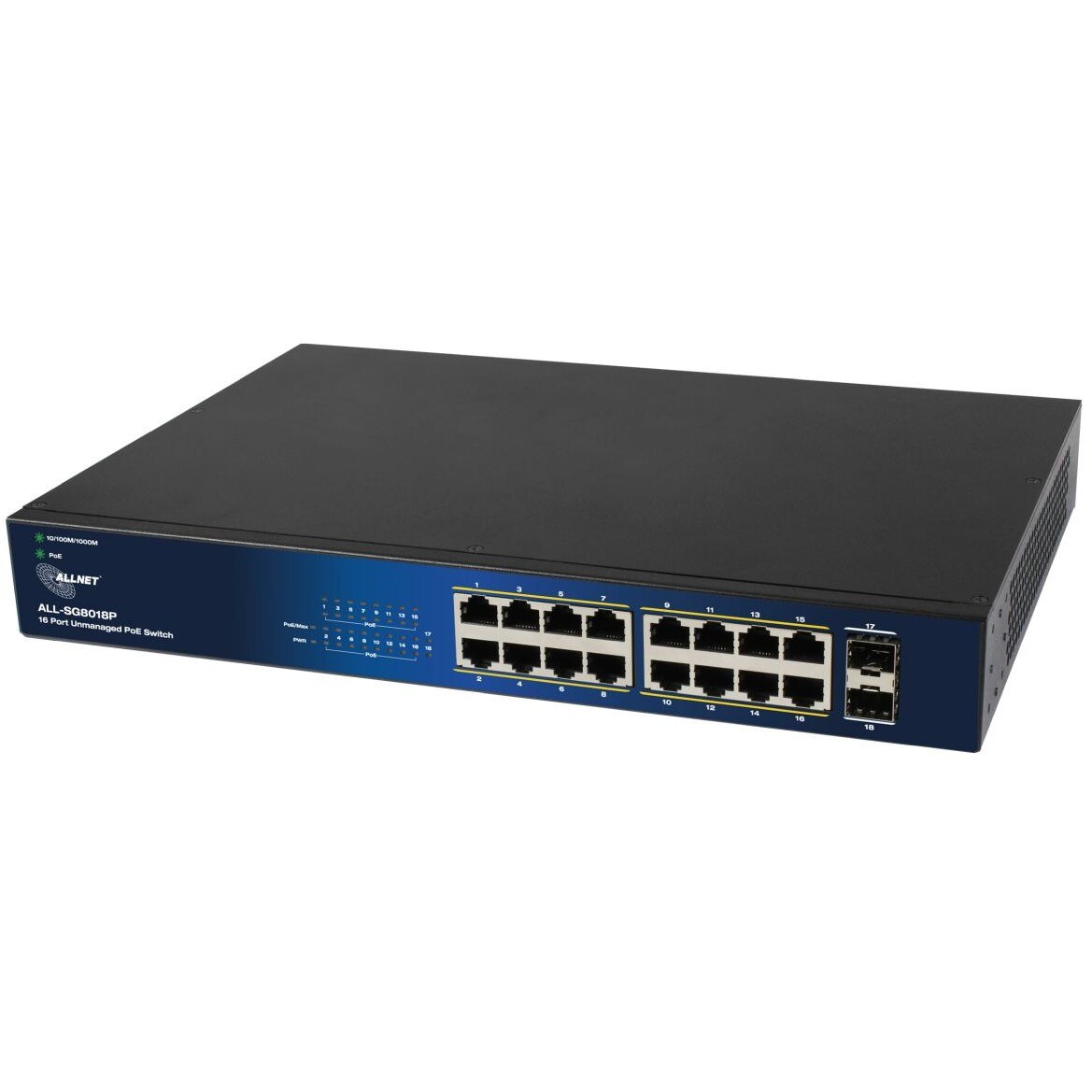 Allnet 16+2P ALLNET ALL-SG8018P POE