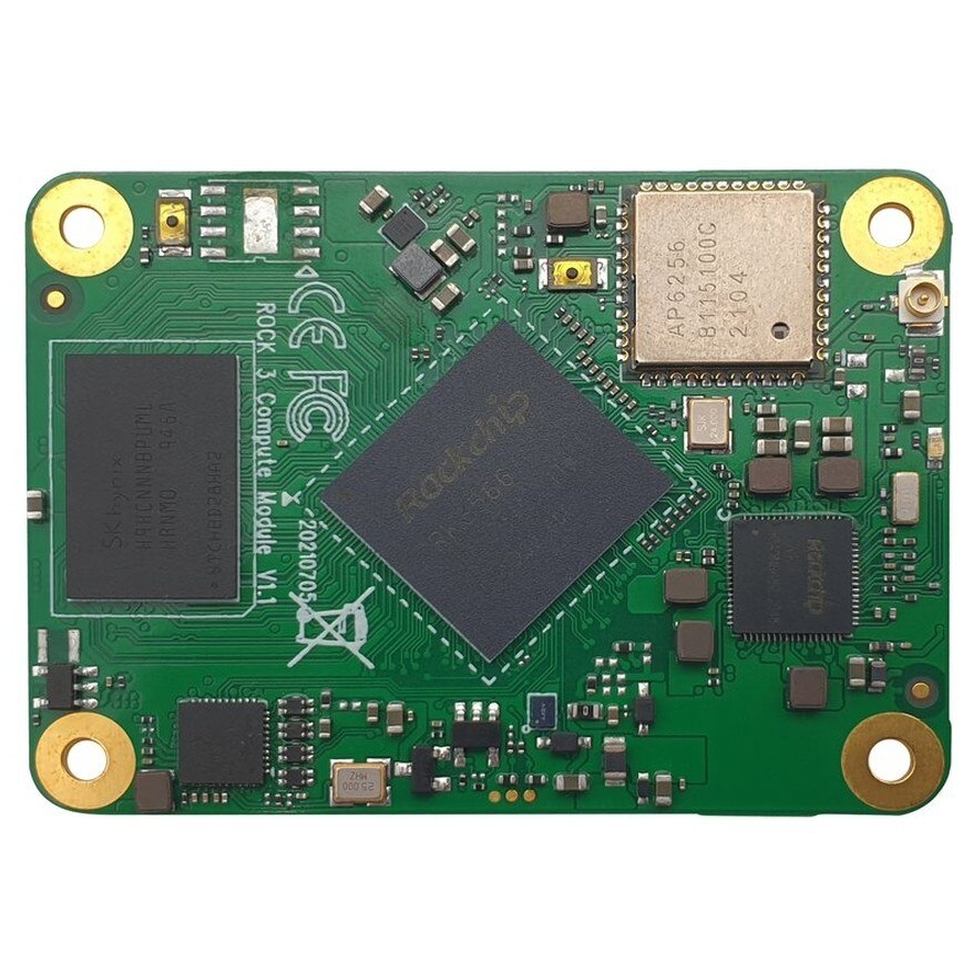 Allnet ALLNET Radxa CM3 Model A Rock3 RK3566 Compute module 8GB RAM /32GB EMMC no Wifi RM116-D8E32W0