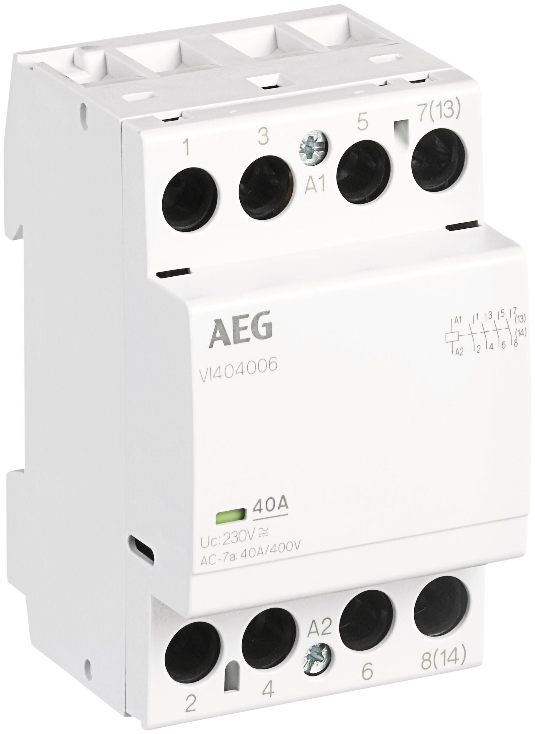 AEG AEG/ABB Installationsschütz 40A 230V/UC 400-440V/UC VI404006
