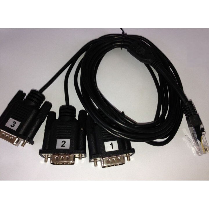 Allnet ALLNET MSR Zubehör COM-Port RJ45 Adapter mit 3 seriellen Ports für z B. ALL4500/3500/3691/3692/3693 etc.