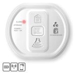 EI ELECTRONICS Kohlenmonoxidmelder 10dB Ei208iRF mit Sockel vernetzb Funk 31St 3V