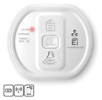 Ei Electronics Kohlenmonoxidmelder 85dB Ei208iW mit Sockel autark Batt 3V DC weiß
