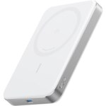 ANKER MagGo PowerBank 10.000mAh Slim weiß magnetische Powerbank im ultra-schlanken Design für iPhone 12 und hher und AirPods
