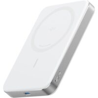 ANKER MagGo PowerBank 10.000mAh Slim weiß magnetische Powerbank im ultra-schlanken Design für iPhone 12 und hher und AirPods
