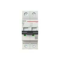 AEG Leitungsschutzschalter AC B 13A 2-polig EN62B13 400V 2TE 50-60Hz IP20