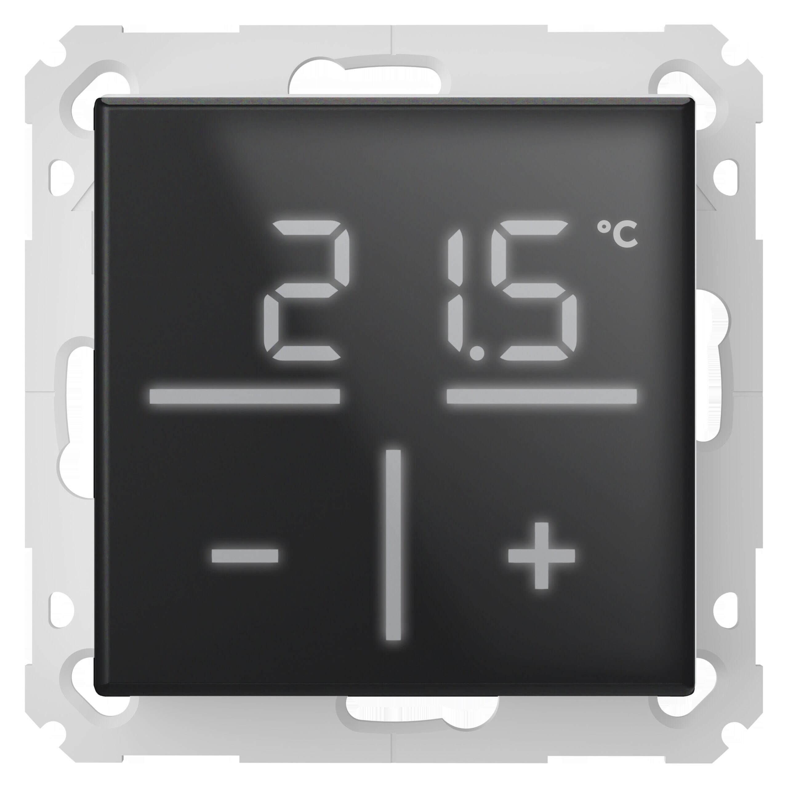 Homematic eQ-3 Glas-Wandthermostat mit CO2-Sensor, schwarz HmIP-WGTC-A