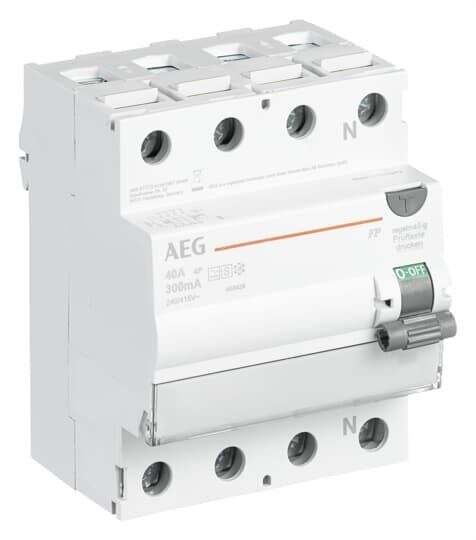 AEG/ABB FI-Schutzschalter A 4-polig 400V 40A 0,3A sel 4TE FP AS 4 40/300