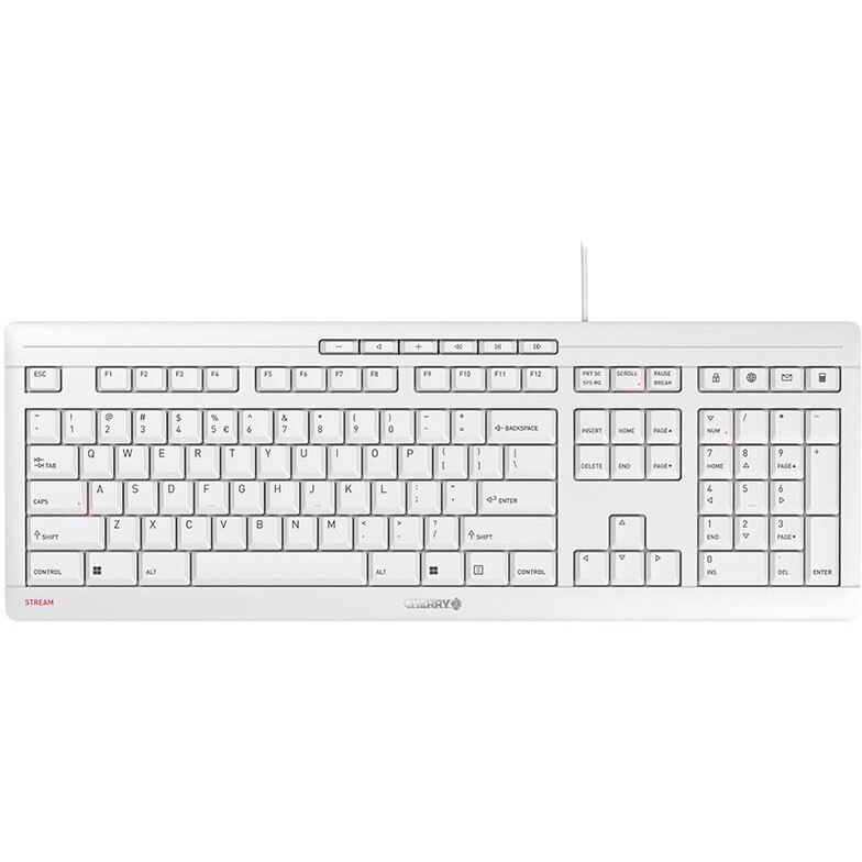 Cherry Cherry Stream JK-8500EU-0 USB QWERTY White